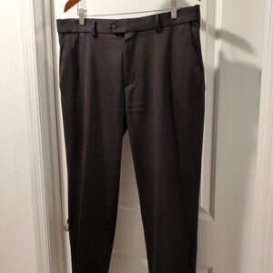 Dress Pants, Classic Fit, Stafford, Black, Men's Size 34x29